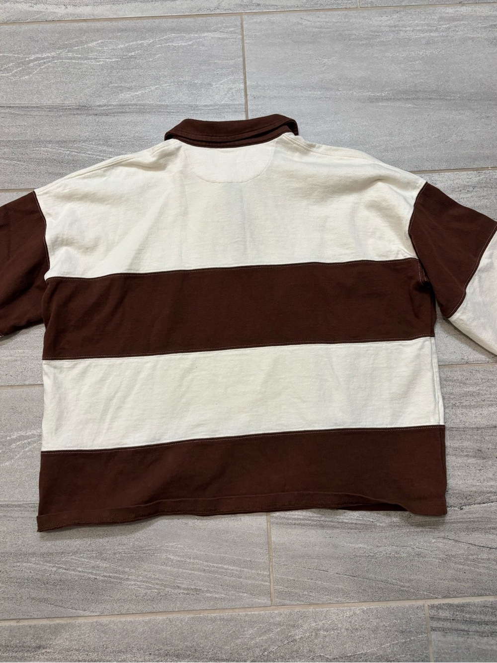 Madewell Striped Rugby Polo Shirt - Picture 11 of 11